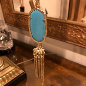Kendra Scott Rayne gold long necklace